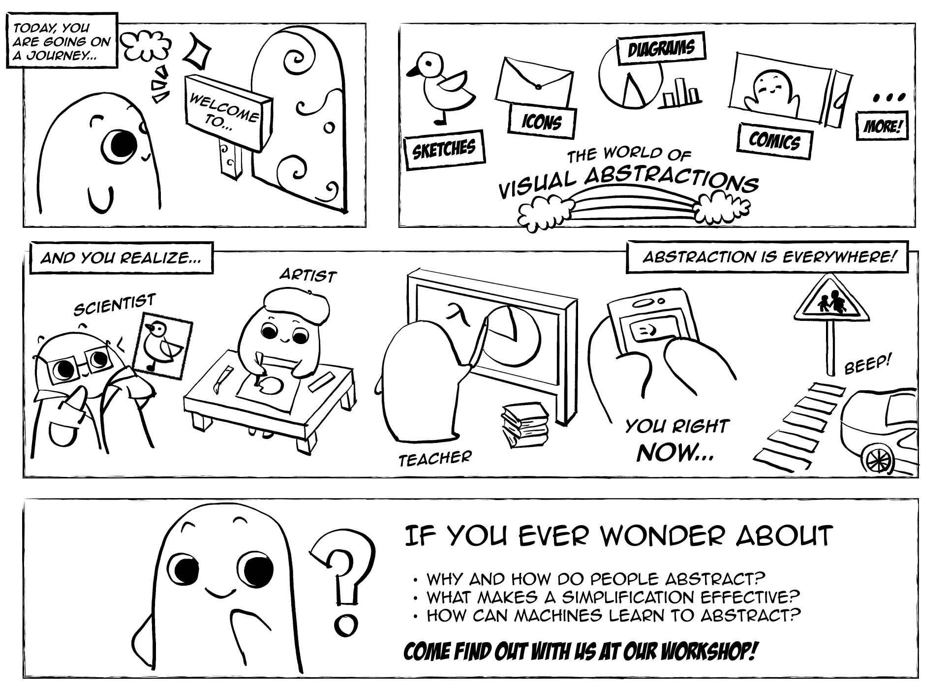 Workshop comic introducing the topic